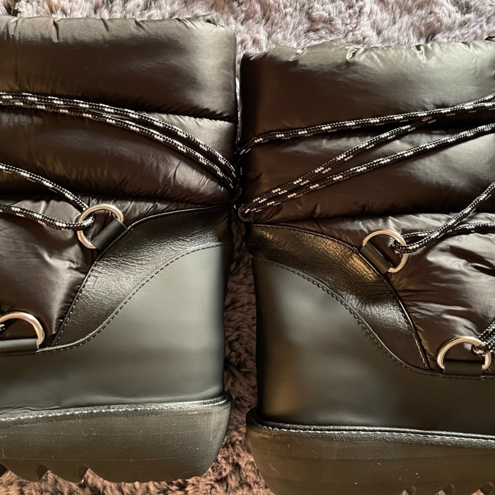 SACAI Hiking Black Snow Boots Size 37 - Picture 6 of 16